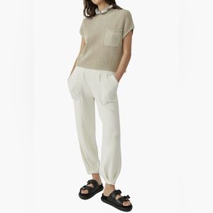 Free People Fee-est Freya Short Sleeve Sweater & Pull On Pants Size XS